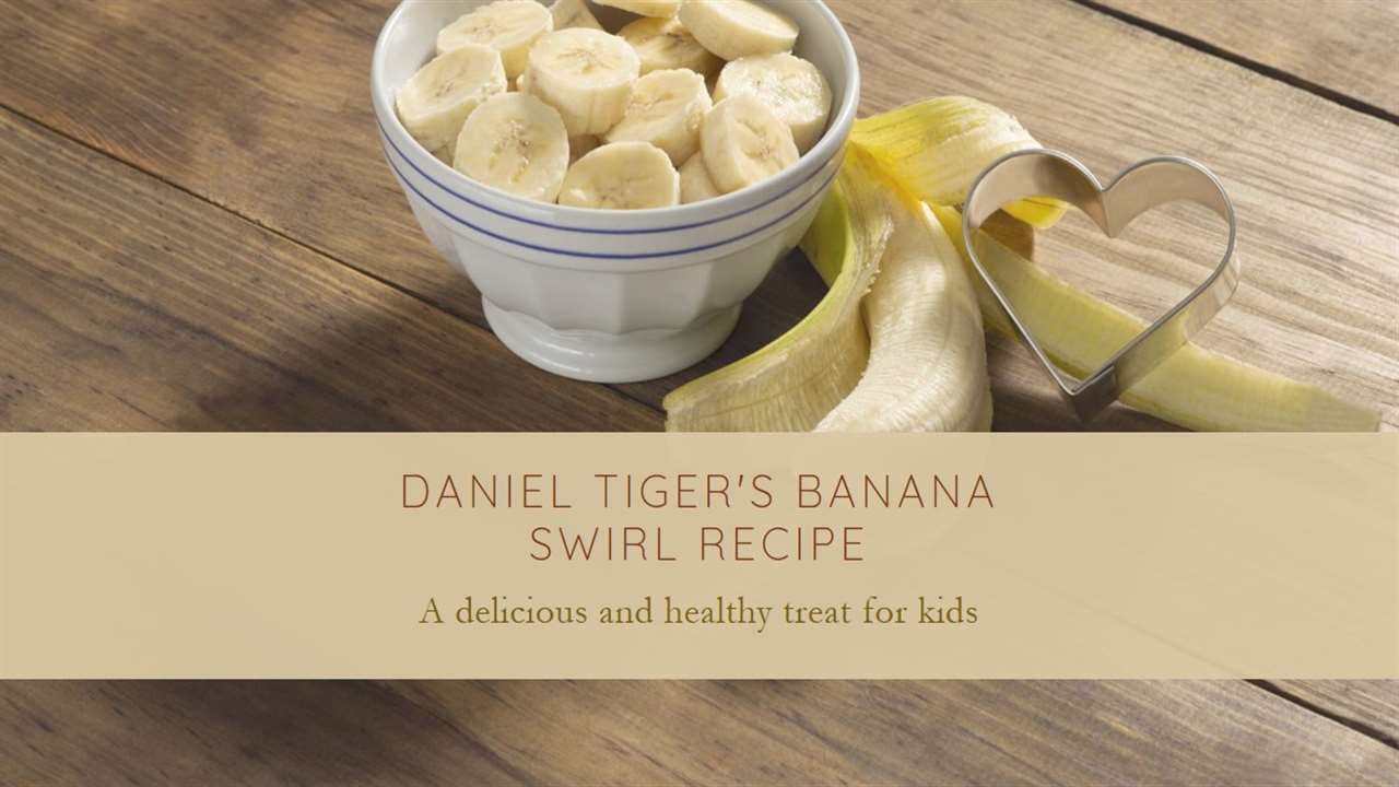 Daniel Tiger's Banana Swirl Recipe